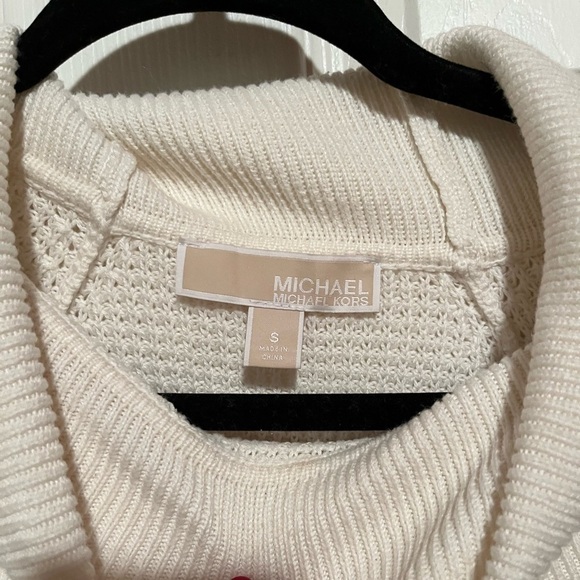 Cream Michael Kors cowl neck sweater - Picture 3 of 4